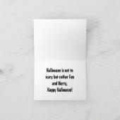 lachende pompoen en vogelverschrikker halloween Ka Kaart (Binnen)