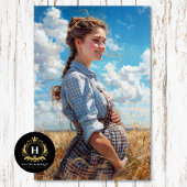 Lachende prairie moederschap | Rustieke Boerderij Tissuepapier