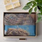 Lachende prairie moederschap | Rustieke Boerderij Tissuepapier (Geschenk)