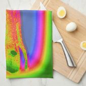 lachende psychedelische walvis handdoek (Quarter Fold)