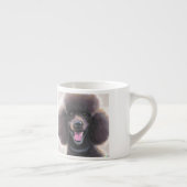 Lachende schattige koffie mok in bone china (Rechts)