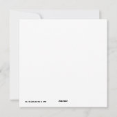 Lachende Schedel Kunst Feestdagenkaart (Achterkant)