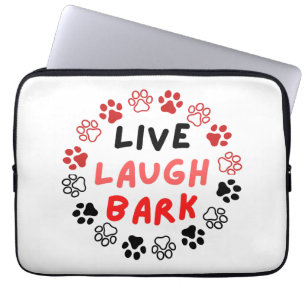 Lachende schors laptop sleeve