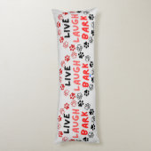 Lachende schors lichaamskussen (Achterkant (Verticaal))