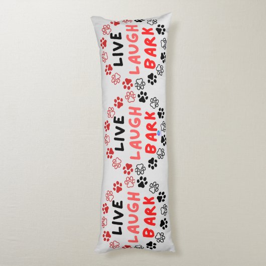 Lachende schors lichaamskussen (Achterkant (Verticaal))