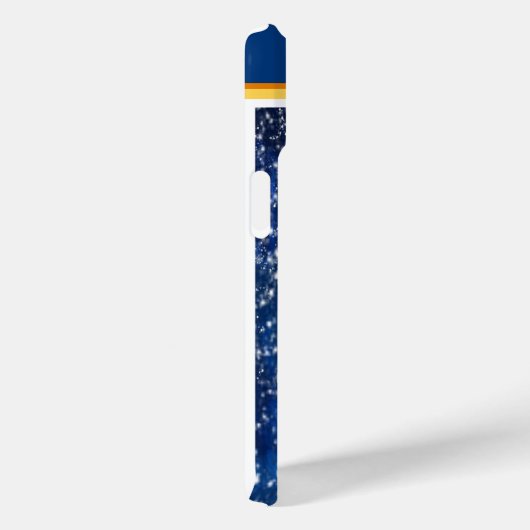 Lachende sneeuwman met pluizige muts Case-Mate iPhone case (Achterkant / Rechts)