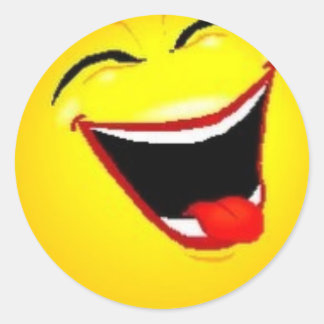 Lachende Sticker
