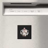 Lachende Sticker Magneet (Insitu (Vaatwasser))