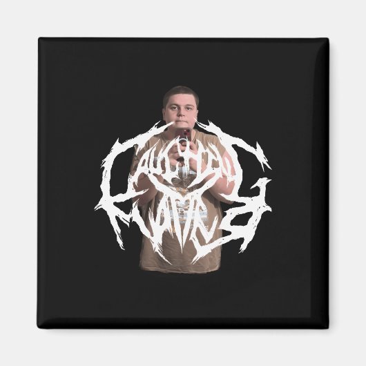 Lachende Sticker Magneet (Voorkant)