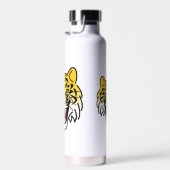 Lachende Tijger Gezicht Kunstwerk-21876 Waterfles (Rechts)