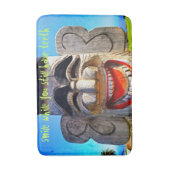 Lachende Totem Fotografie Smile Quote Typografie Badmat (Voorkant Verticaal)
