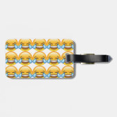 Lachende tranen van Joy emoji Bagagelabel (Achterkant horizontaal)