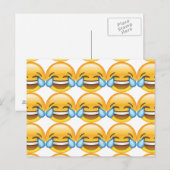 Lachende tranen van Joy emoji Briefkaart (Voorkant / Achterkant)