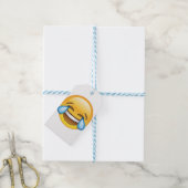 Lachende tranen van Joy emoji Cadeaulabel (Met Touw)