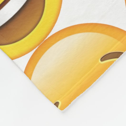 Lachende tranen van Joy emoji Fleece Deken (Hoek)