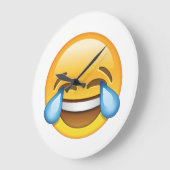 Lachende tranen van Joy emoji Grote Klok (Hoek)