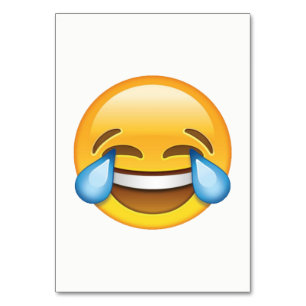Lachende tranen van Joy emoji Kaart
