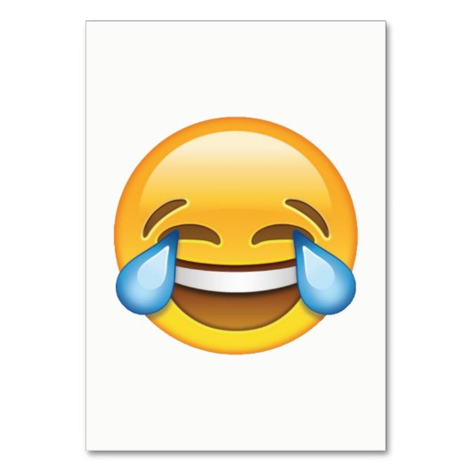 Lachende tranen van Joy emoji Kaart (Voorkant)