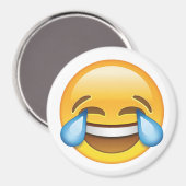 Lachende tranen van Joy emoji Magneet (Voorkant / Achterkant)