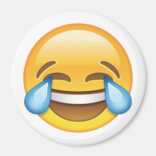 Lachende tranen van Joy emoji Magneet (Voorkant)