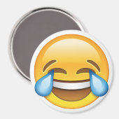 Lachende tranen van Joy emoji Magneet (Voorkant / Achterkant)