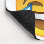 Lachende tranen van Joy emoji Muismat (Hoek)