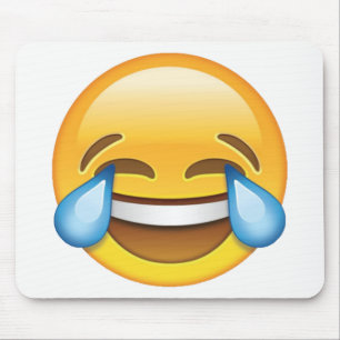Lachende tranen van Joy emoji Muismat