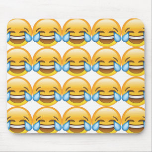 Lachende tranen van Joy emoji Muismat