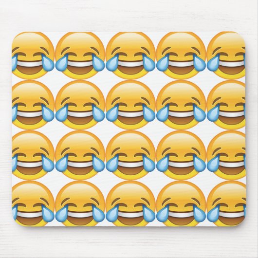 Lachende tranen van Joy emoji Muismat (Voorkant)