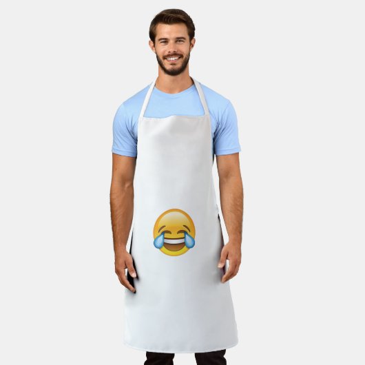 Lachende tranen van Joy emoji Schort (Gedragen)