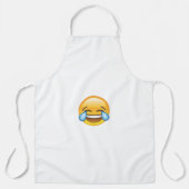 Lachende tranen van Joy emoji Schort (Voorkant)