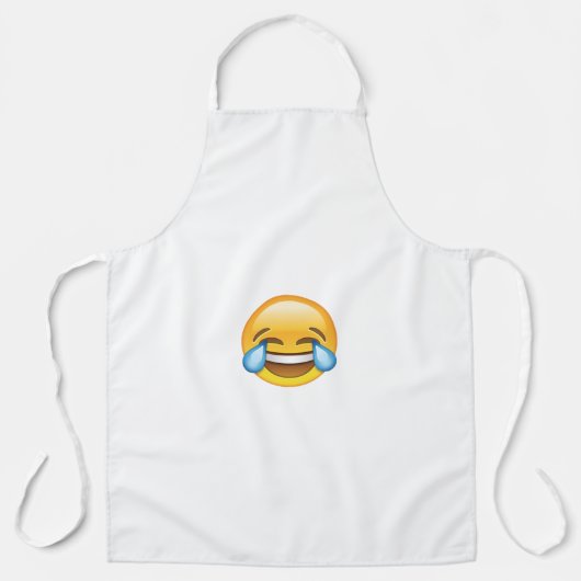 Lachende tranen van Joy emoji Schort (Voorkant)