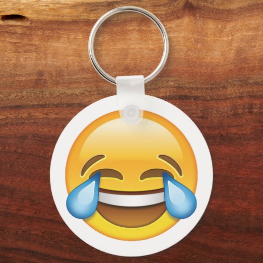 Lachende tranen van Joy emoji Sleutelhanger (Voorkant)