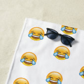 Lachende tranen van Joy emoji Strandlaken (In situ)