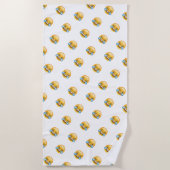 Lachende tranen van Joy emoji Strandlaken (Voorkant)
