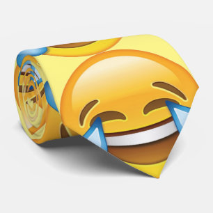 Lachende tranen van Joy emoji Stropdas