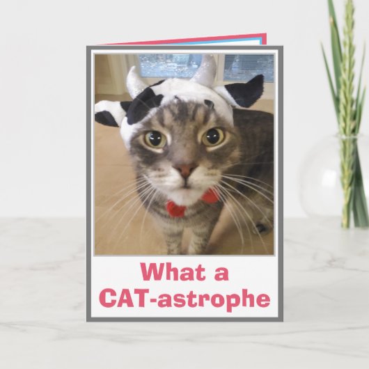 Lachende Verjaardag Niet Op Tijd Kaart (Voorkant)