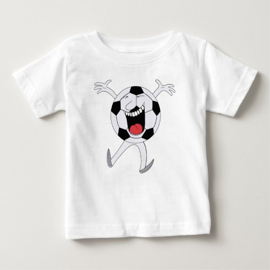 Lachende Voetbal Mascotte (Voorkant)