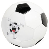 Lachende Voetbal Mascotte (Drie kwart)