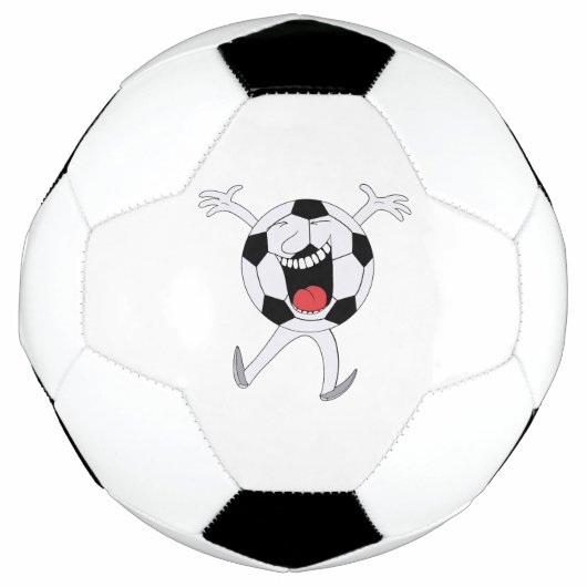 Lachende Voetbal Mascotte (Voorkant)