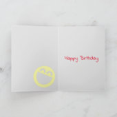 Lachende vriend grappige verjaardag kaart (Binnen)