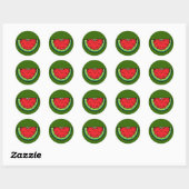 Lachende Watermelon Stickers (Vel)