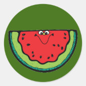 Lachende Watermelon Stickers (Voorkant)