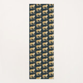 Lachende Waterverf van Leopard Pattern Yogamat (Voorkant)