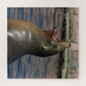 Lachende Zeehond Legpuzzel (Horizontaal)
