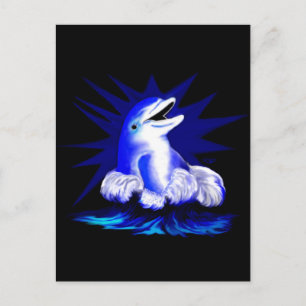 Lachender Delfin Briefkaart