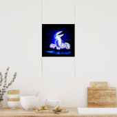 Lachender Delfin Poster (Keuken)