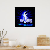 Lachender Delfin Poster (Keuken)