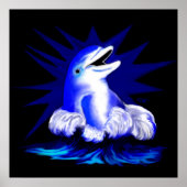 Lachender Delfin Poster (Voorkant)