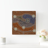 Lachender Hans oder Kookaburra Igloo Kühlbox Vierkante Klok (Huis)